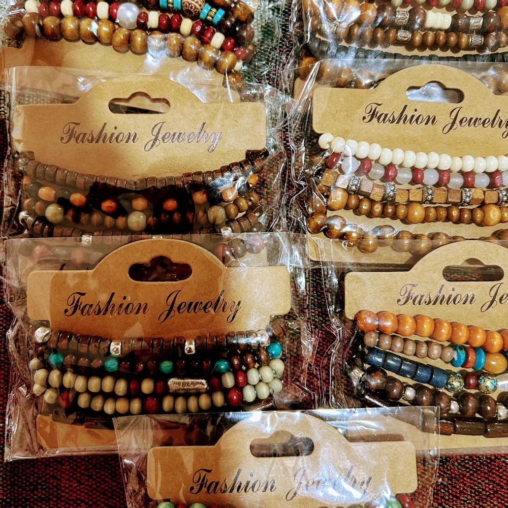Multicolor Beaded Bracelet Set